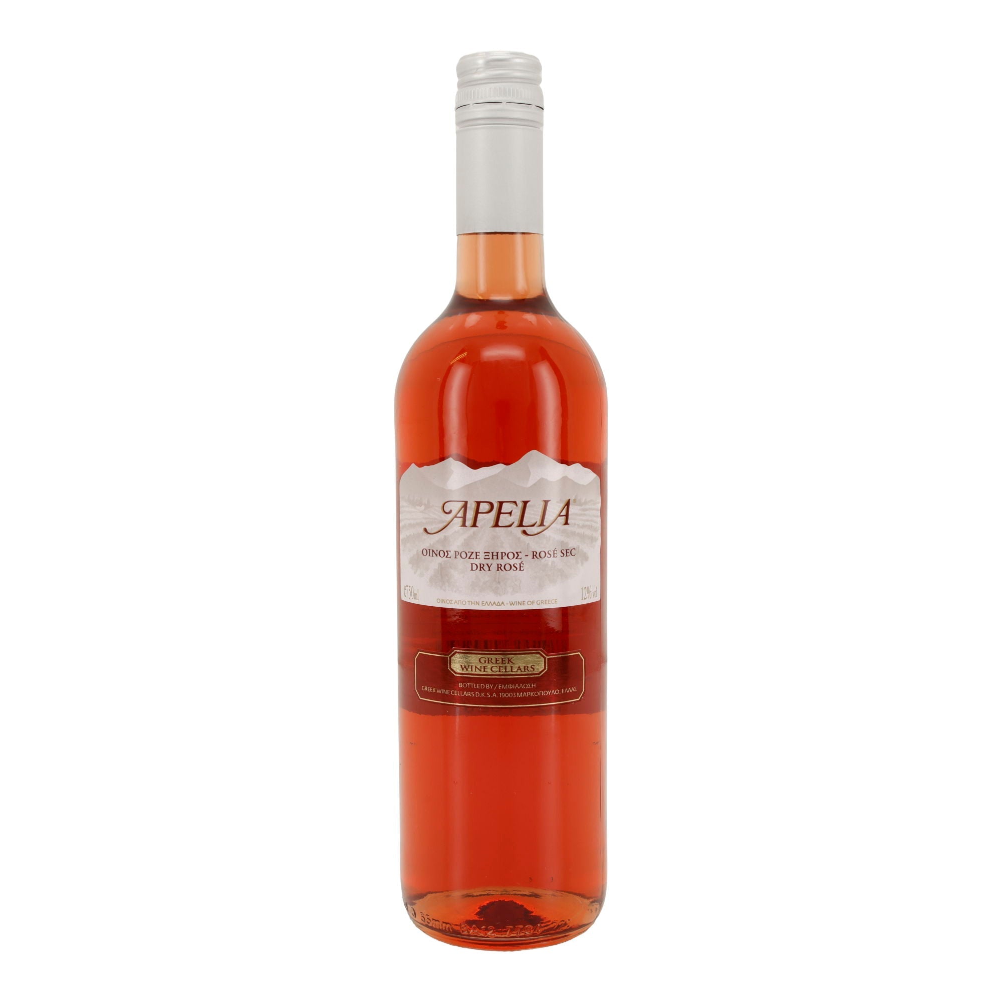 Apelia Roséwein trocken | Griechischer Qualitätswein | 12 % vol | 750 ml Kourtakis